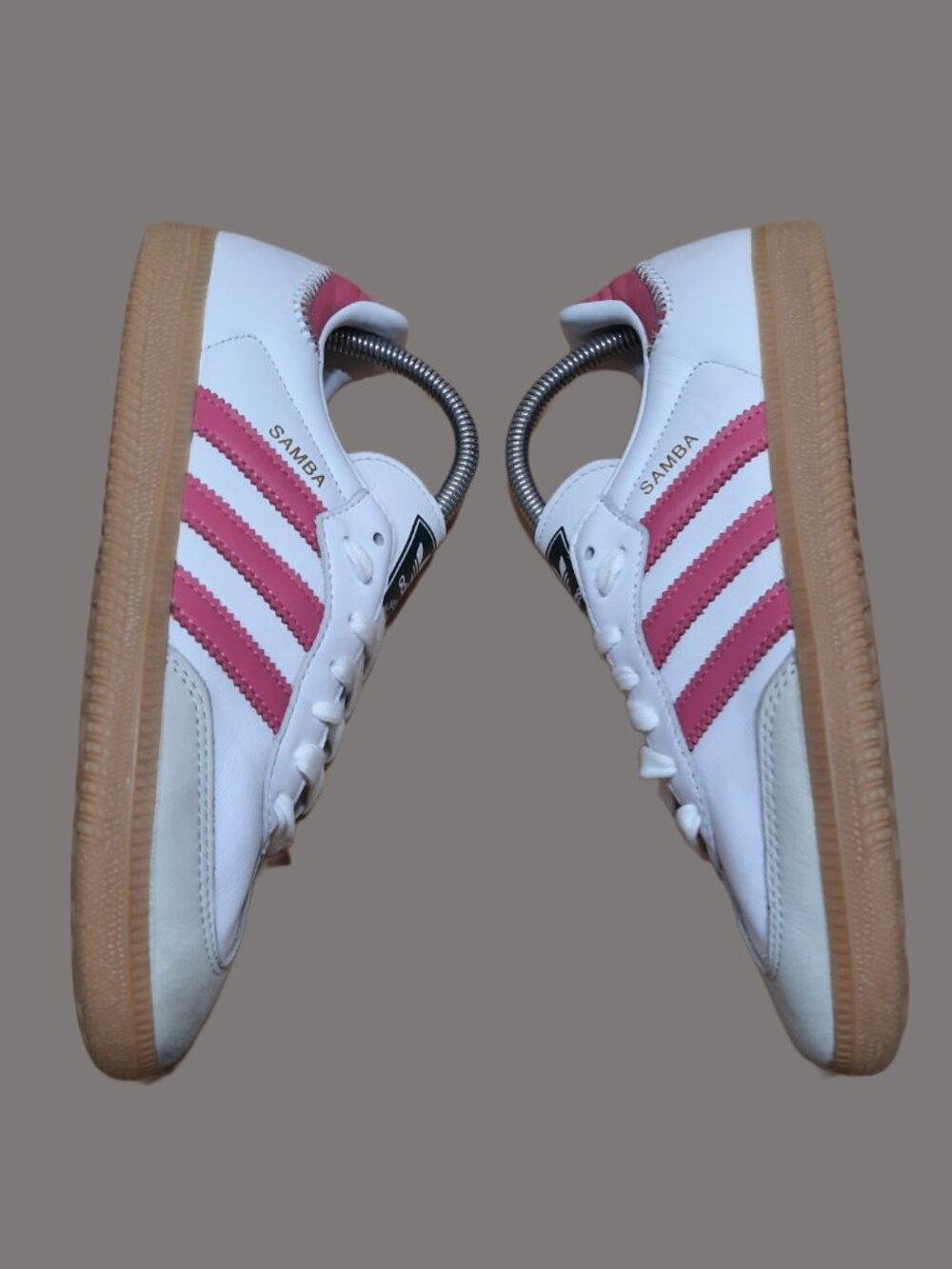 Adidas Women's Size 8 Samba OG Originals White Rose Sneakers JI2013 (#2694) - Picture 3 of 15